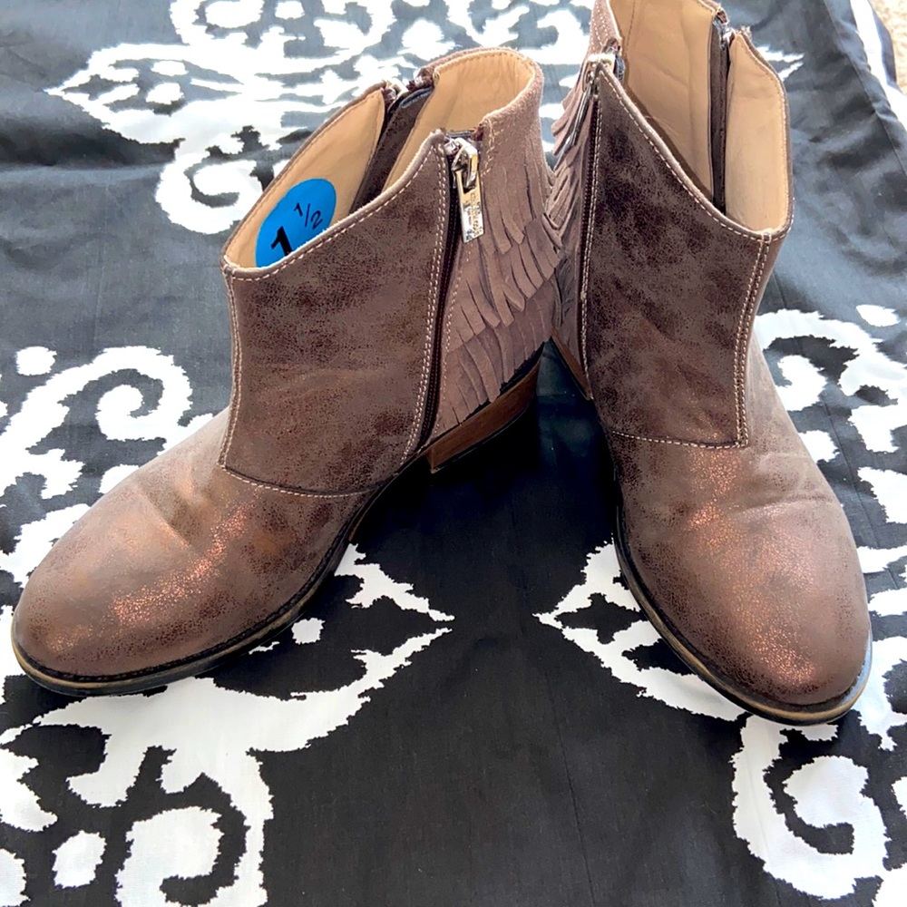 Girls Kenneth Cole Reaction  Downtown Girl  Booties Bronze